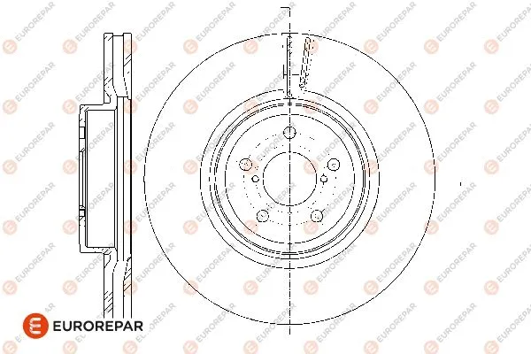 Disque de frein EUROREPAR 1676009380
