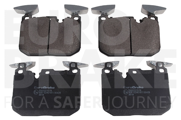 Kit de plaquettes de frein, frein à disque EUROBRAKE 5502221578