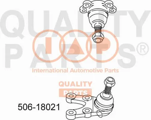 Rotule de suspension IAP QUALITY PARTS 506-18021