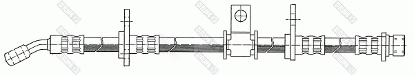 Flexible de frein GIRLING 9004195