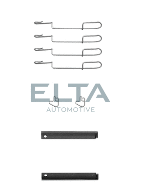 Kit d'accessoires, plaquette de frein à disque ELTA AUTOMOTIVE EA8632