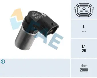 Capteur d'angle, vilebrequin FAE 79428