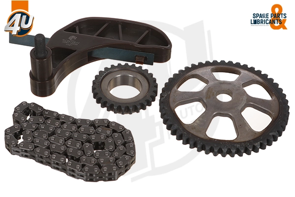 Kit de chaînes, commade de pompe à huile 4U Autoparts 44108VV