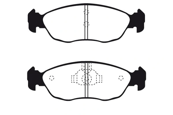 Kit de plaquettes de frein, frein à disque Technika 01053