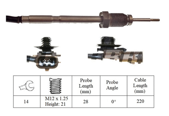 Capteur, température des gaz LEMARK LXT070