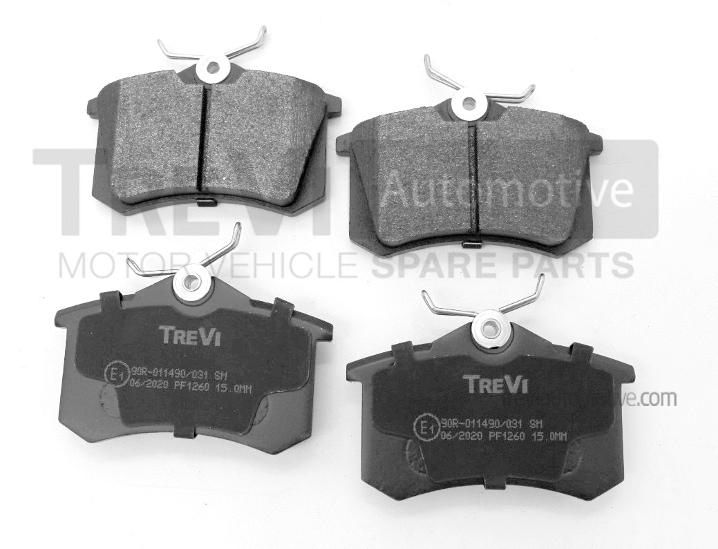 Kit de plaquettes de frein, frein à disque TREVI AUTOMOTIVE PF1260