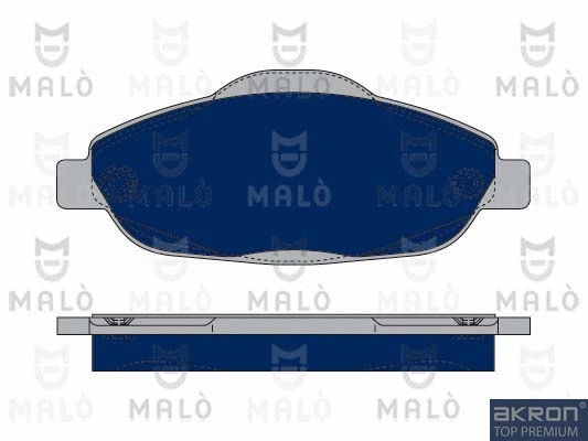 Kit de plaquettes de frein, frein à disque AKRON-MALÒ 1050253