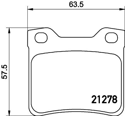 Kit de plaquettes de frein, frein à disque MINTEX MDB1834