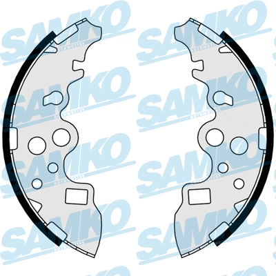 Jeu de mâchoires de frein SAMKO 81074