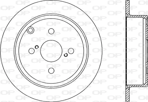 Disque de frein OPEN PARTS BDA2169.10