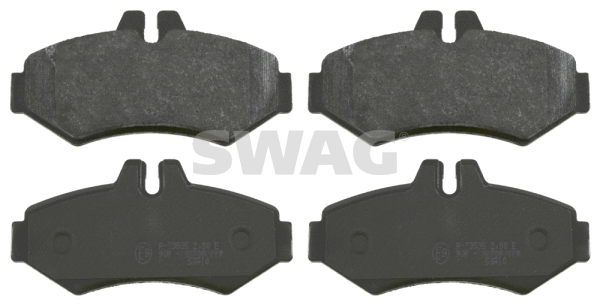 Kit de plaquettes de frein, frein à disque SWAG 30 91 6450