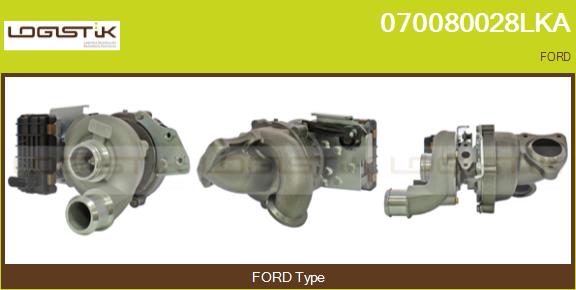 Turbocompresseur, suralimentation LGK 070080028LKA