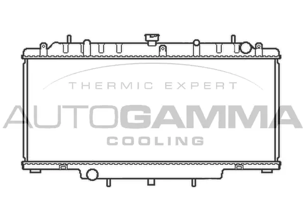 Radiateur, refroidissement du moteur AUTOGAMMA 104157