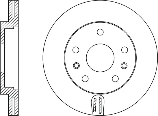 Disque de frein FIT FR0741V