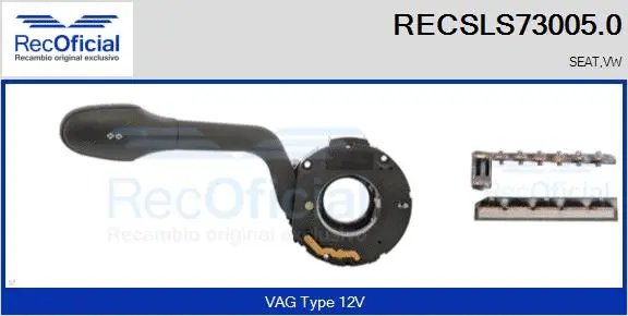 Commutateur de colonne de direction RECOFICIAL RECSLS73005.0