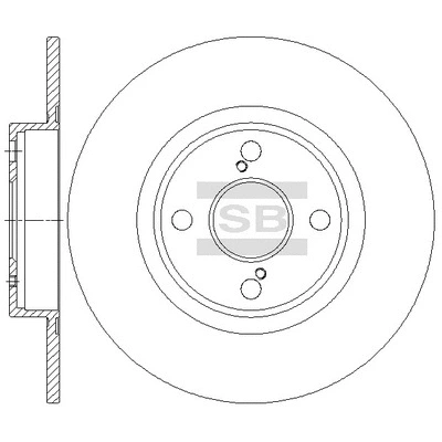 Disque de frein Hi-Q SD4680