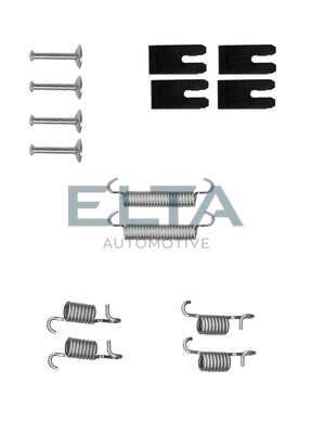 Kit d'accessoires, mâchoires de frein de stationnement ELTA AUTOMOTIVE EA8024