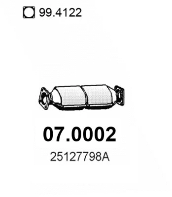 Catalyseur ASSO 07.0002