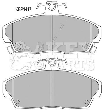 Kit de plaquettes de frein, frein à disque KEY PARTS KBP1417