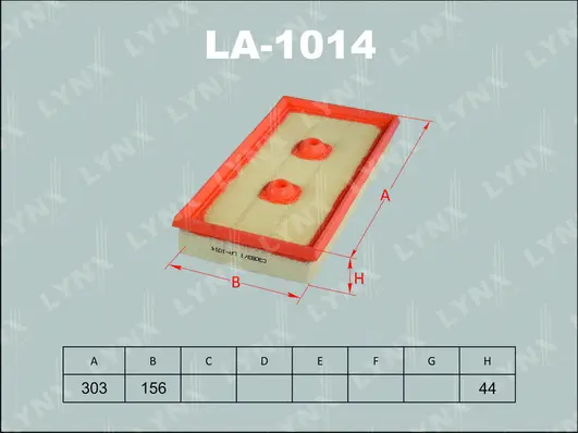 Filtre à air LYNXAUTO LA-1014