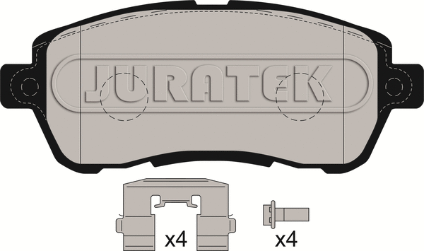 Kit de plaquettes de frein, frein à disque JURATEK JCP8211