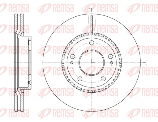 Disque de frein REMSA 6663.10