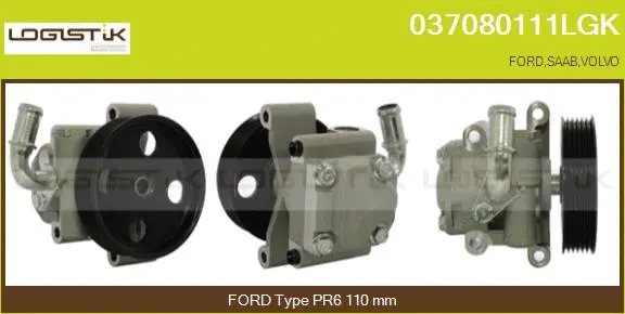 Pompe hydraulique, direction LGK 037080111LGK