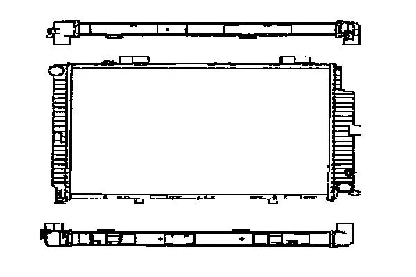 Radiateur, refroidissement du moteur ORDONEZ 2060151