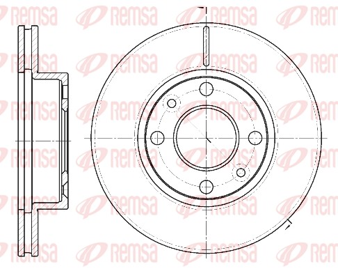 Disque de frein REMSA 61162.10