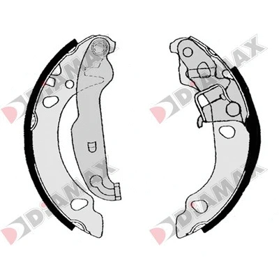 Jeu de mâchoires de frein DIAMAX N01315