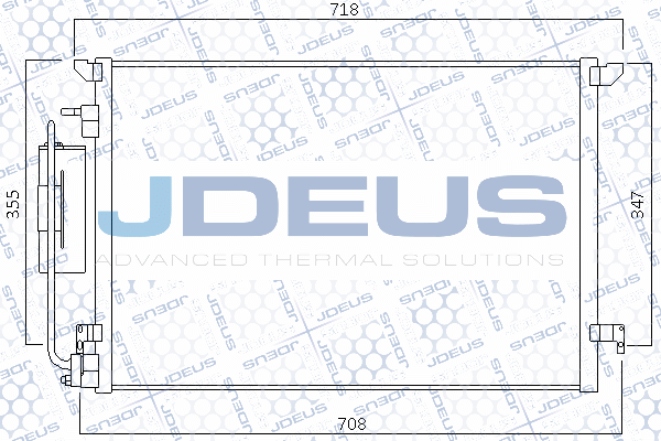 Condenseur, climatisation JDEUS 720M57