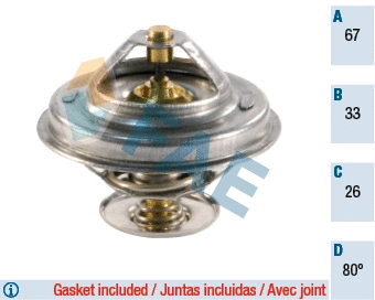 Thermostat, liquide de refroidissement FAE 5305380