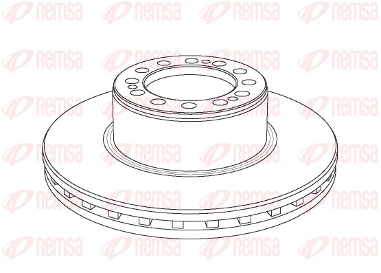 Disque de frein REMSA NCA1079.20