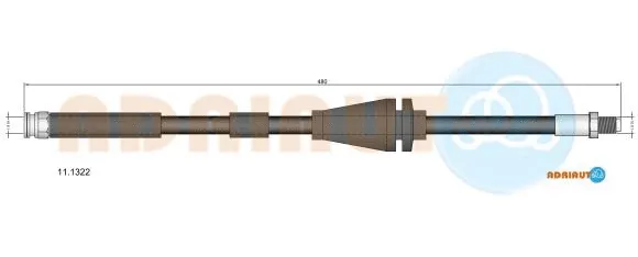 Flexible de frein ADRIAUTO 11.1322