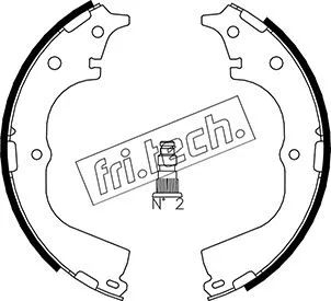 Jeu de mâchoires de frein fri.tech. 1115.294