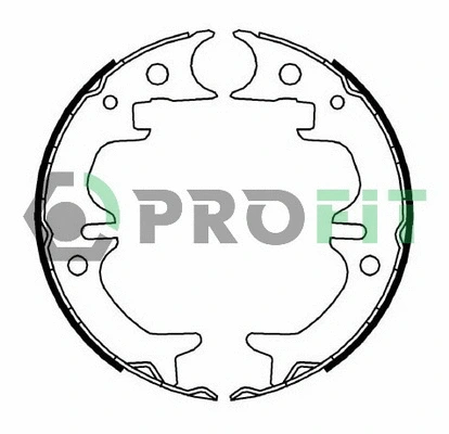 Jeu de mâchoires de frein PROFIT 5001-4008