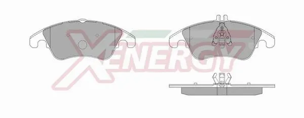 Kit de plaquettes de frein, frein à disque AP XENERGY X41001