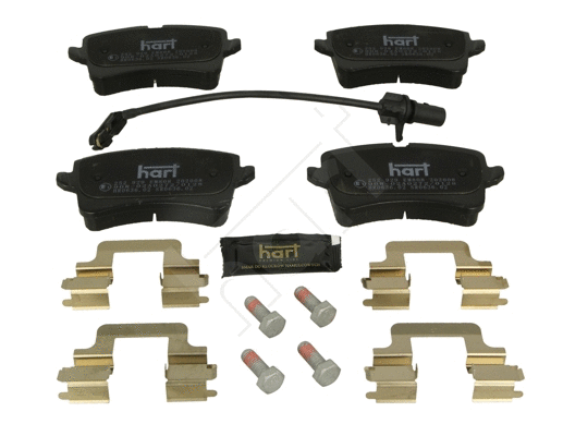 Kit de plaquettes de frein, frein à disque HART 252 929