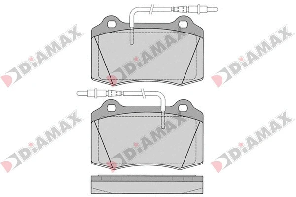 Kit de plaquettes de frein, frein à disque DIAMAX N09106