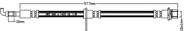 Flexible de frein JURATEK JBH1083L