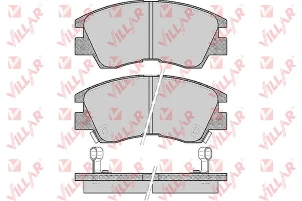 Kit de plaquettes de frein, frein à disque VILLAR 626.0315