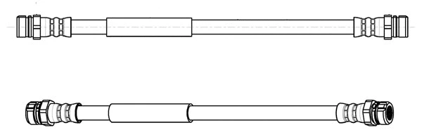 Flexible de frein CEF 512977