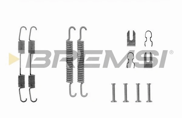 Kit d'accessoires, mâchoire de frein BREMSI SK0666