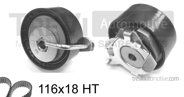 Kit de courroie crantée TREVI AUTOMOTIVE KD1580