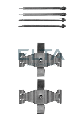 Kit d'accessoires, plaquette de frein à disque ELTA AUTOMOTIVE EA8653