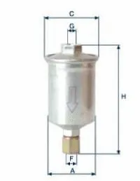 Filtre à carburant UNIFLUX FILTERS XB87