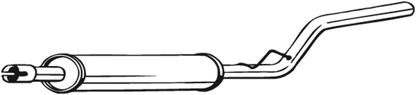 Silencieux central KLOKKERHOLM 280-165