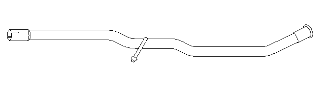 Tuyau d'échappement Vellerand 12304