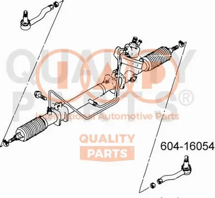 Rotule de barre de connexion IAP QUALITY PARTS 604-16054
