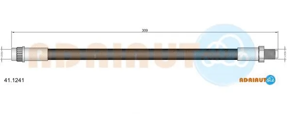 Flexible de frein ADRIAUTO 41.1241